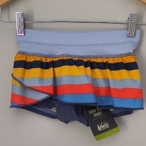 REI Multicolor Striped Swim Skort Sz XS 6/7